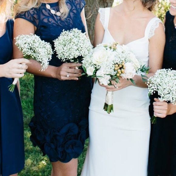 Gorgeous Jessica Simpson navy cocktail dress - Picture 3 of 3